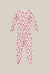 Mini So Soft Henley Pajama Set in Teddy Bear Wreaths