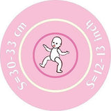 One Piece Costume Pajama Sleeper for 12-13" Baby Dolls
