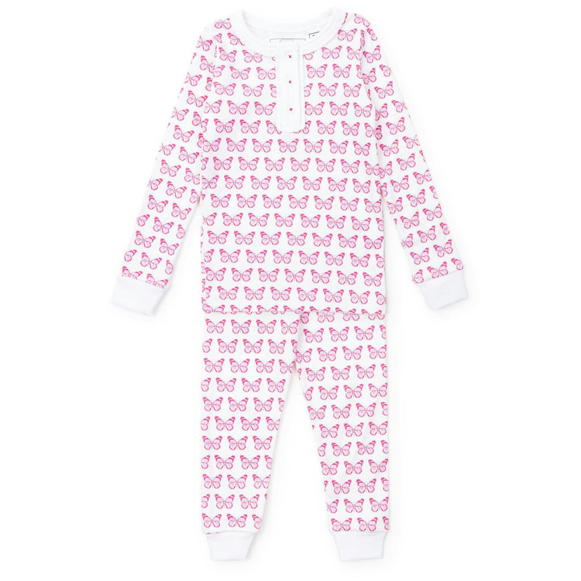 Alden Girls' Pajama Pant Set - Cartie Butterflies