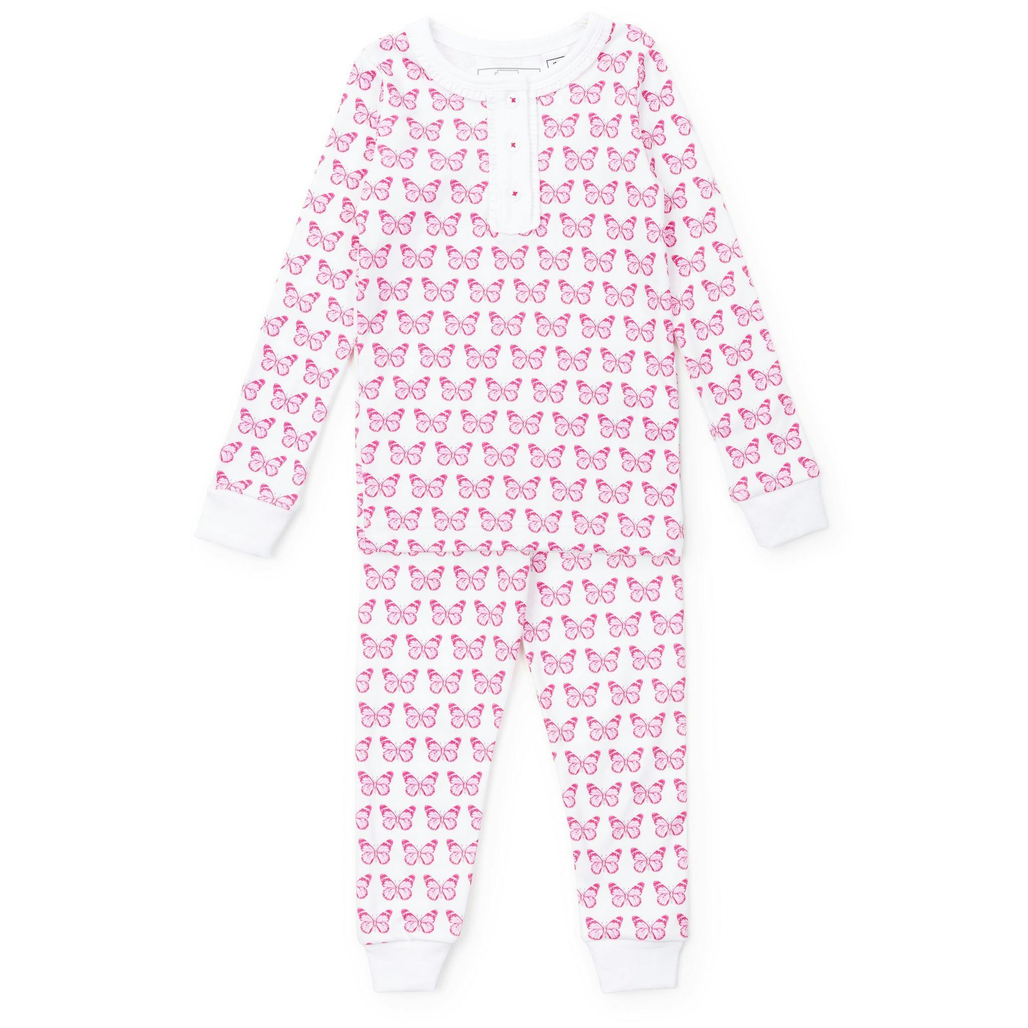 Alden Girls' Pajama Pant Set - Cartie Butterflies