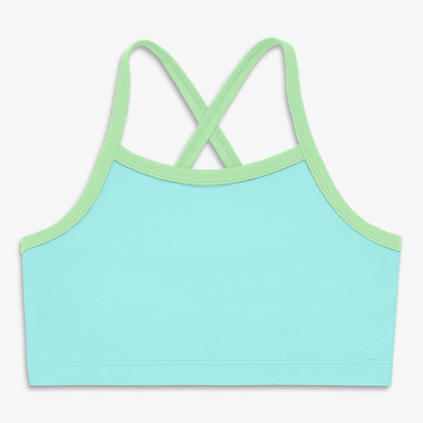 Kids crossback swim top