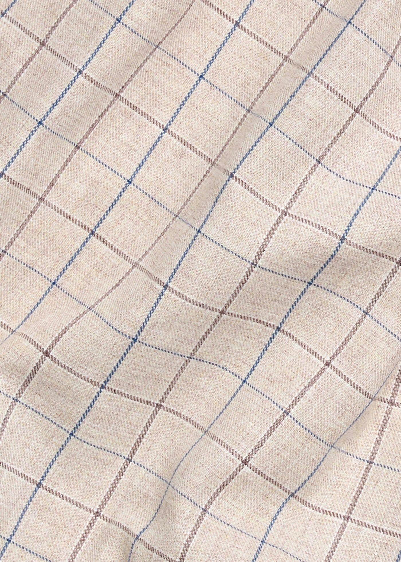 Smocked Natalie Dress - Durham Windowpane