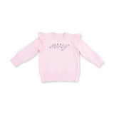 Christmas Lights Merry - Ruffle Sweatshirt