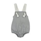 Gingham Glory Romper Misty Rose