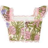 Bonnie Sleeve Embroidered Top