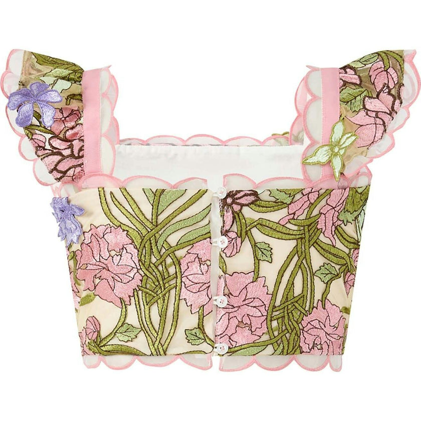 Bonnie Sleeve Embroidered Top