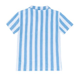 boys bay stripe french terry polo