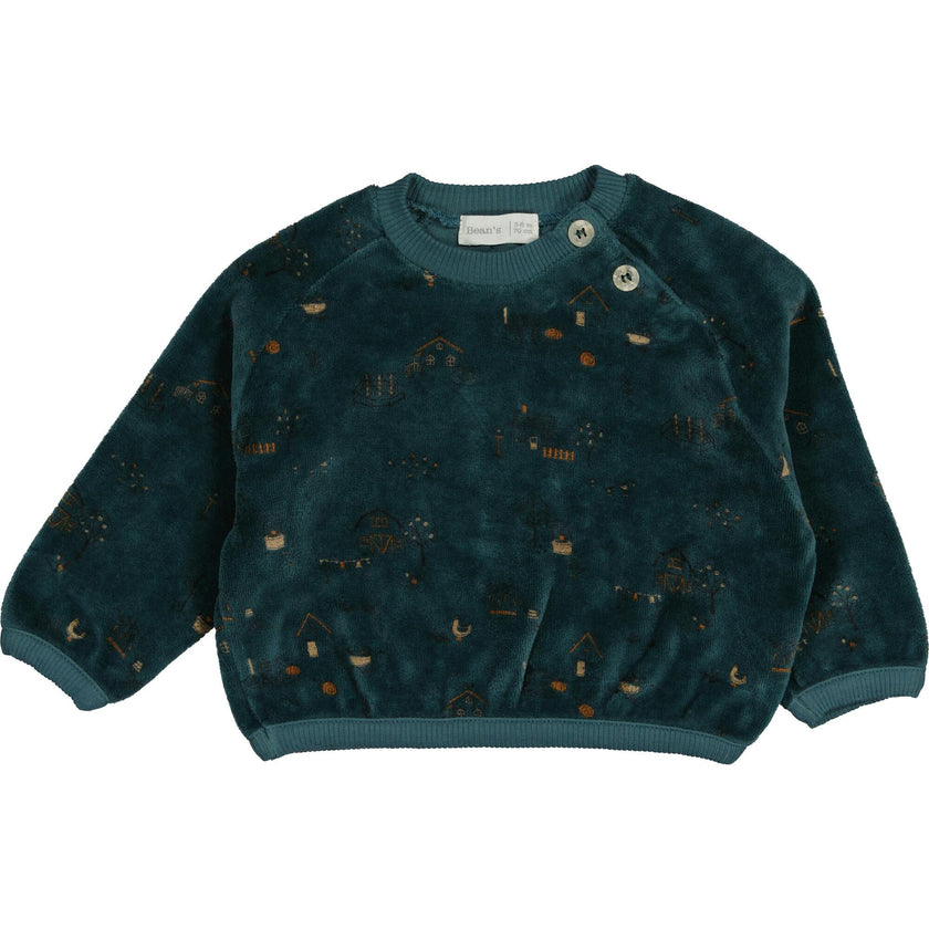 Velvet Sweatshirt