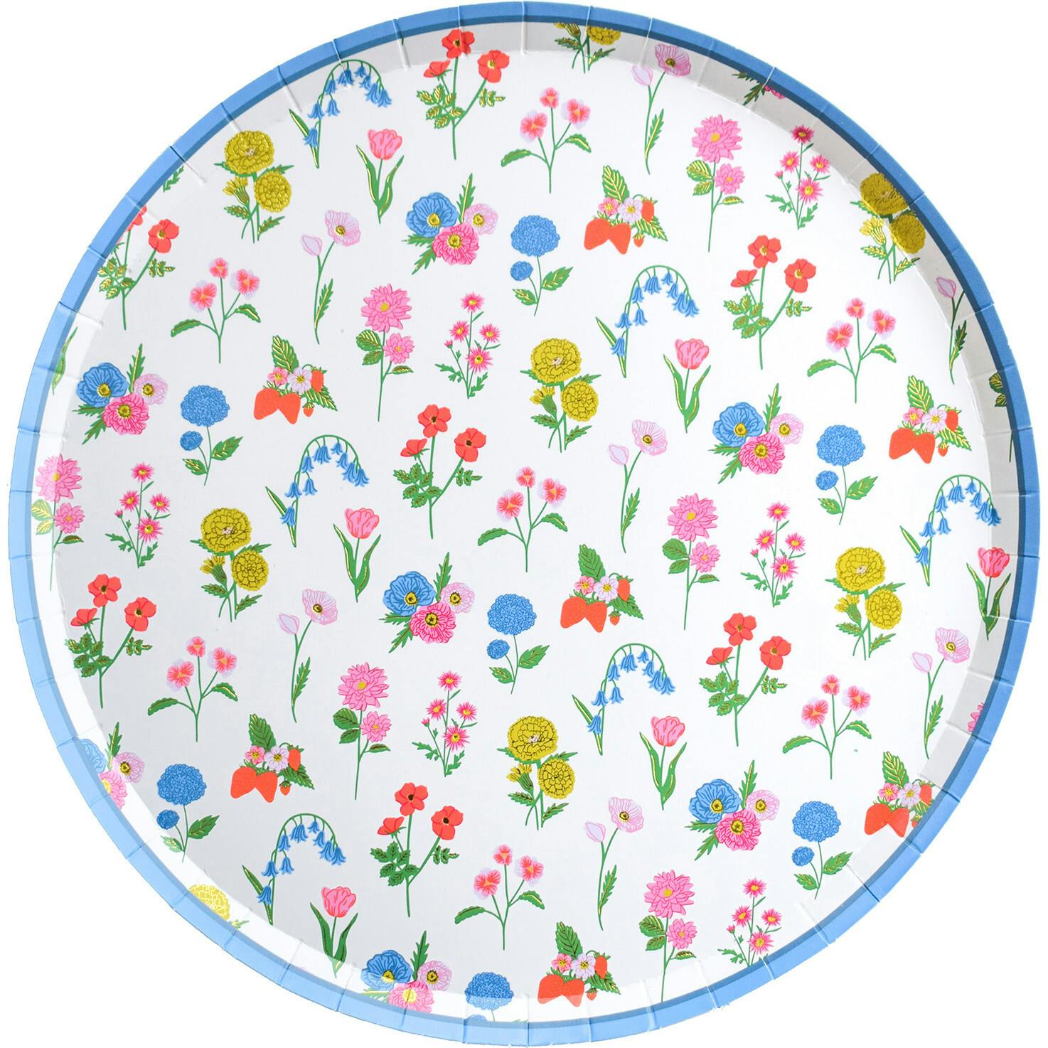 In Bloom Floral Dessert Plates