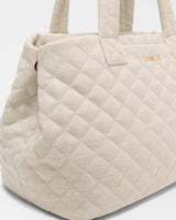 Sandy Linen Medium Metro City Tote