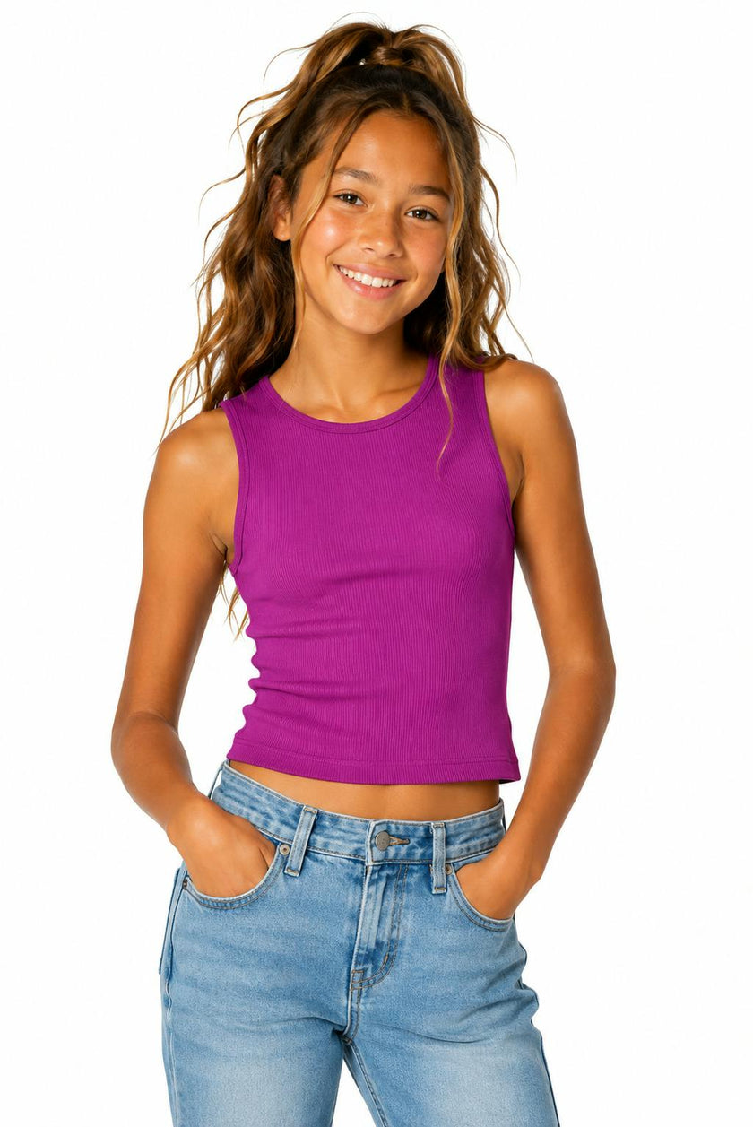 Sleeveless Seamless Top (8-12y)