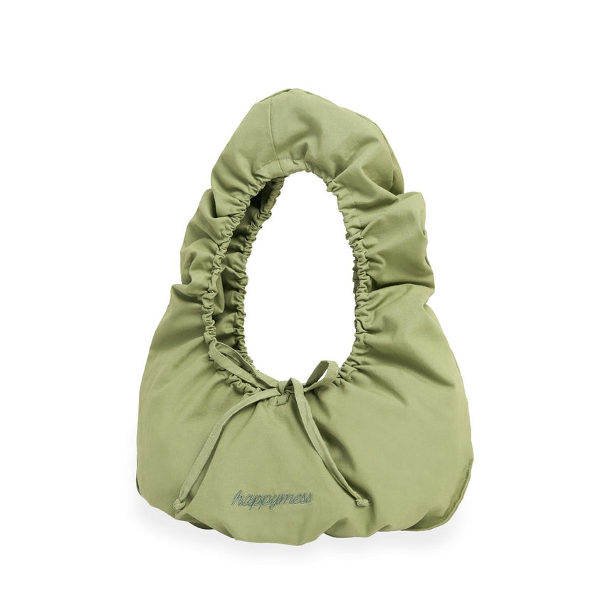 scrunchie bag - green tea