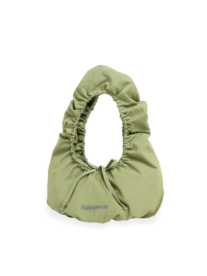 scrunchie bag - green tea
