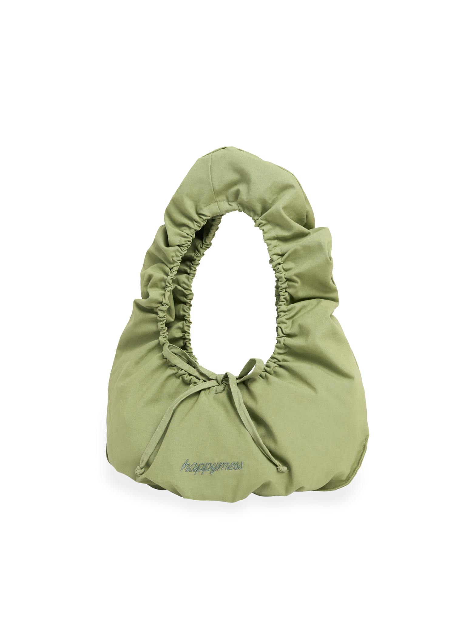 scrunchie bag - green tea