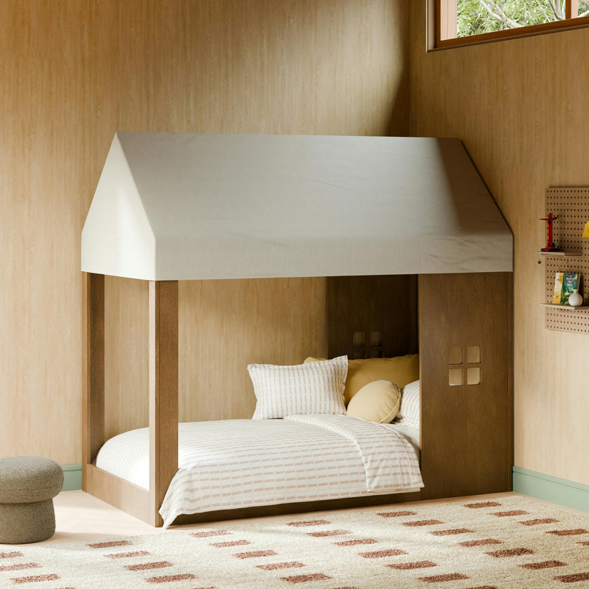 Uchi Canopy for Montessori-Inspired House Twin Bed