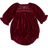 Velvet Smock Romper