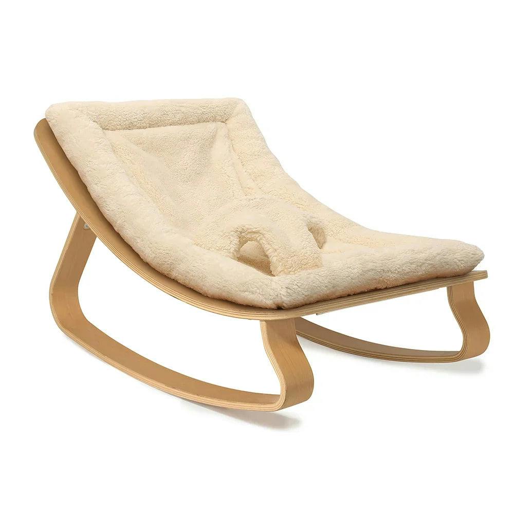 LEVO Baby Rocker in natural wood