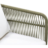 Teamson Home Outdoor Patio Sofa Set with Solid Acacia Base