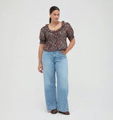 The Camri Top -  Jacobean Sprig