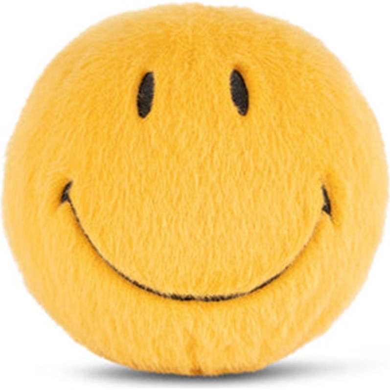 Plush Smiley Fuzzy Yellow 5