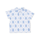 Blue Argyle - Polo with Casual Short