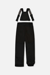 Two Piece Play Snowsuit Green Yellow And Blue Checkerboard With Black Pants
