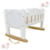 Little Flora: Wooden Doll Cradle