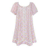 women's orchid floral coverup