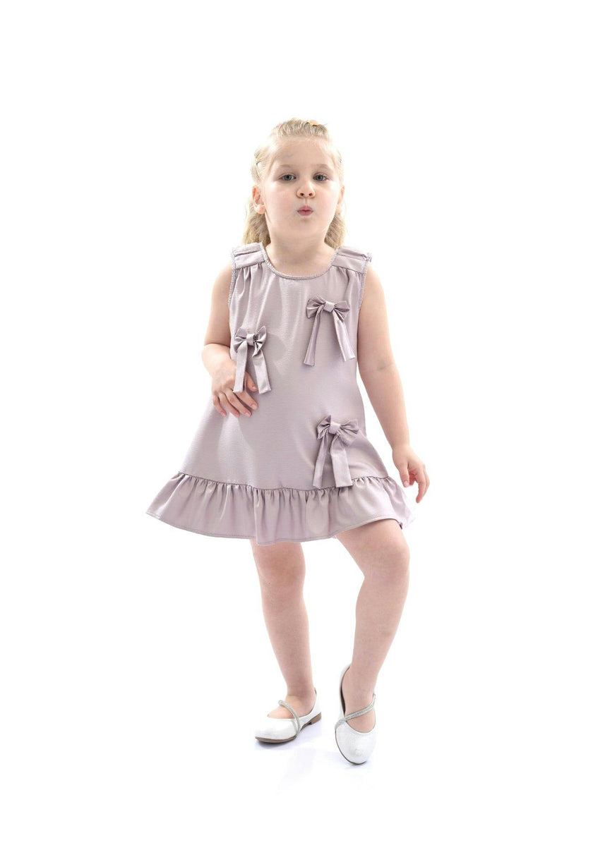 Purple Sofia Bow Dress