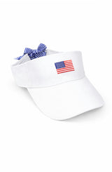 American Flag Bow Visor - Youth, Junior, & Adult