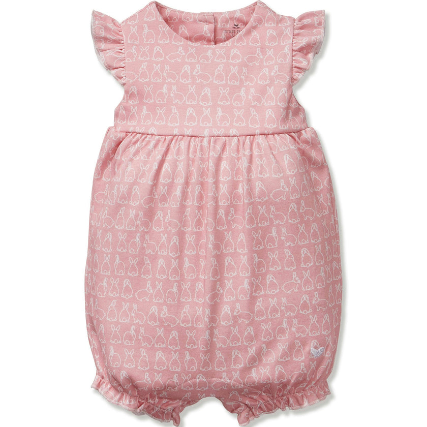 Baby's Pima Isla Play Romper in Hoppy Days Pink