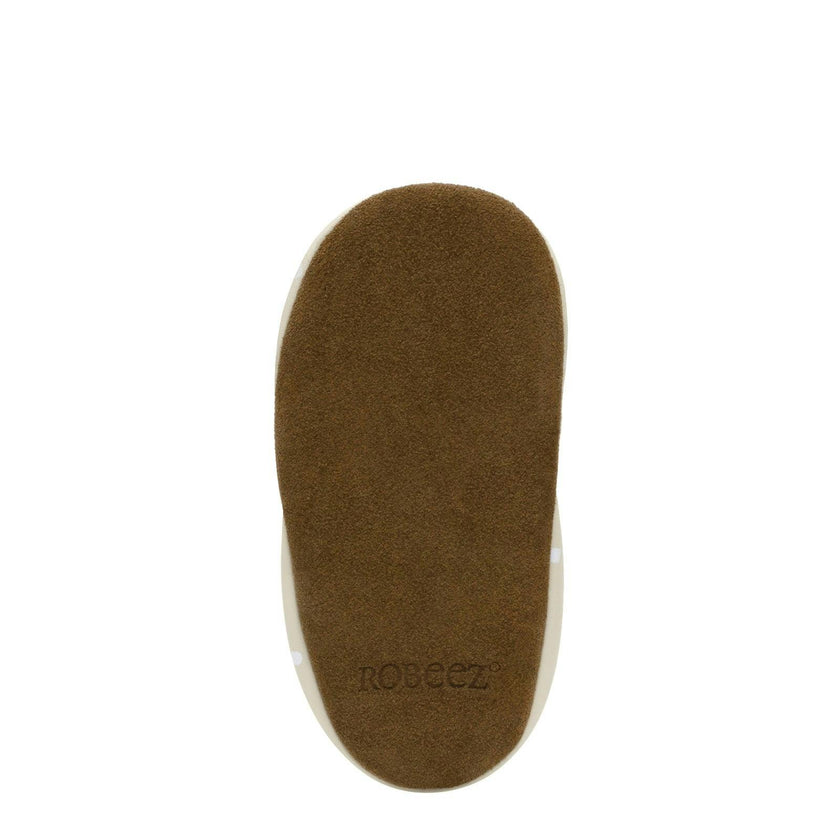 Spotted A Cutie Soft Soles in Beige