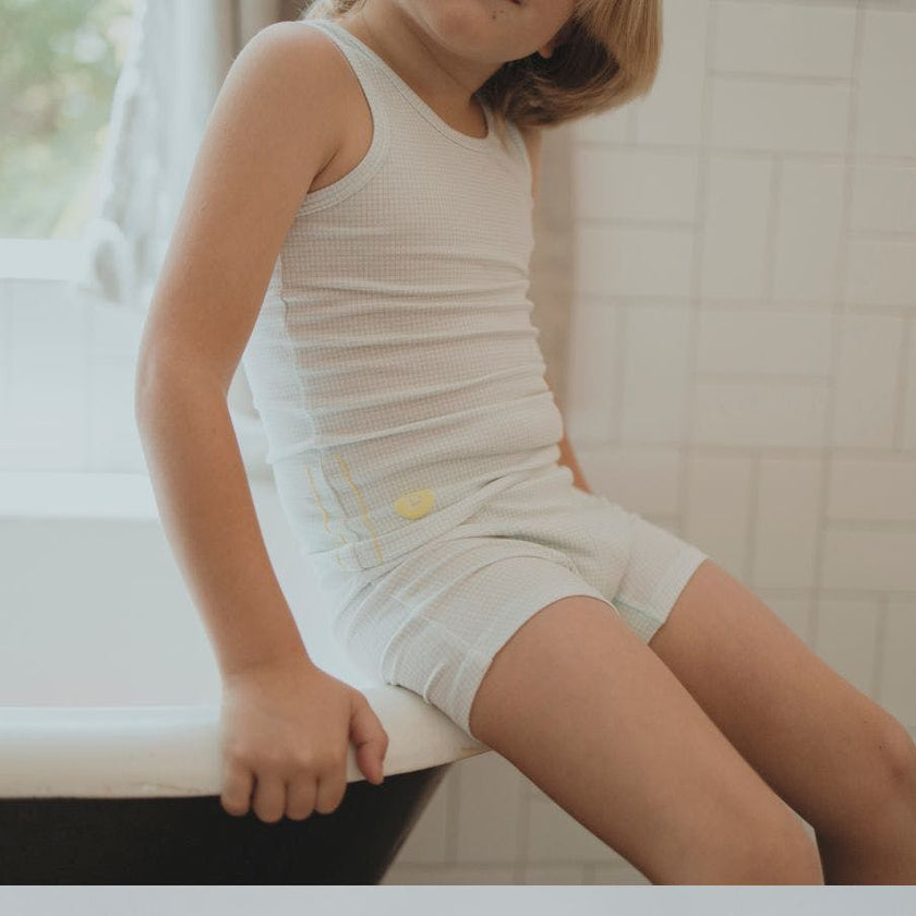 Boy's White Undies & Sleep Set