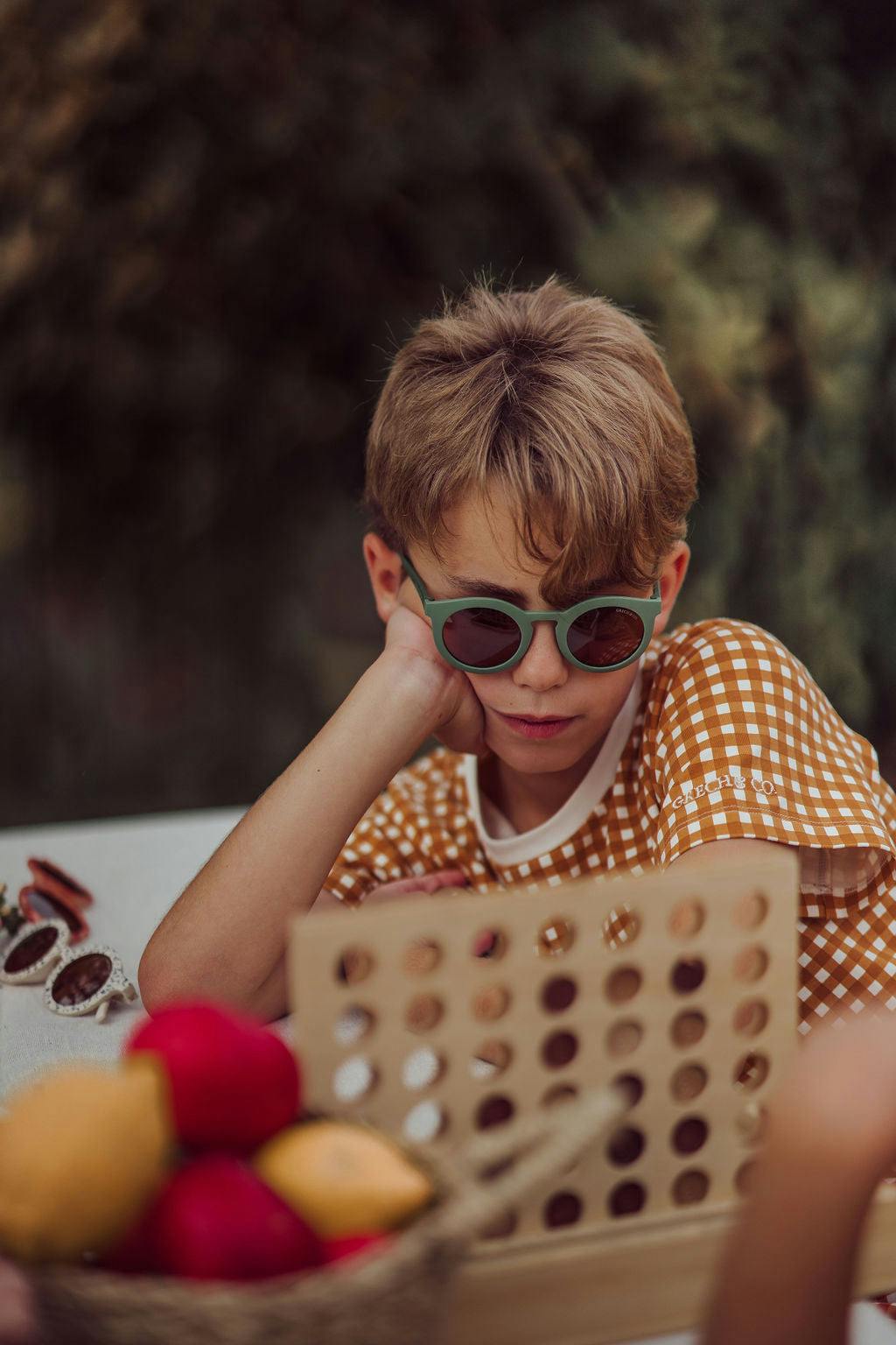 Classic | Sustainable Sunglasses | Plant-Based Bendable Polarized - Adult | 15+ Y | Orchard