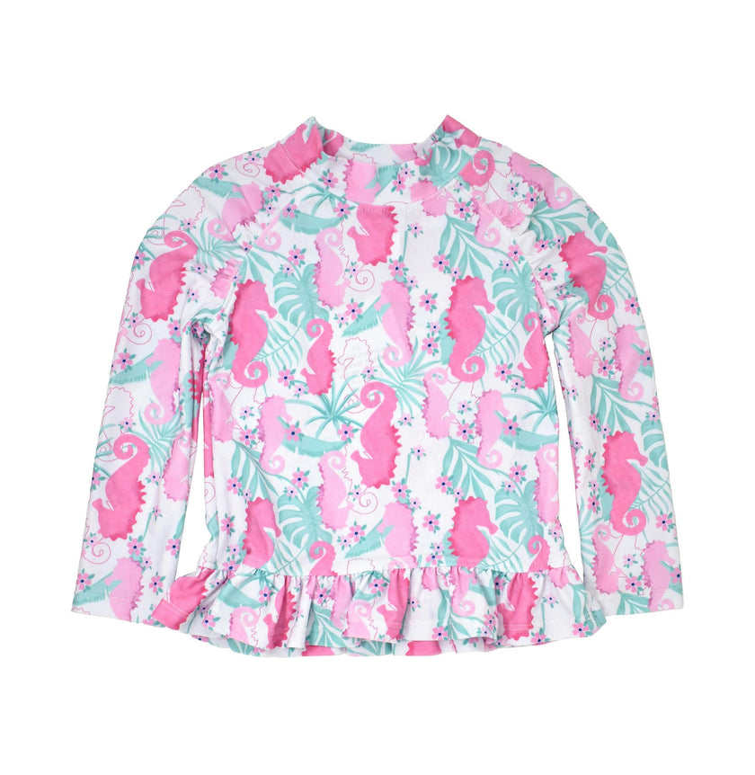 UPF 50+ Ruffle Rash Guard