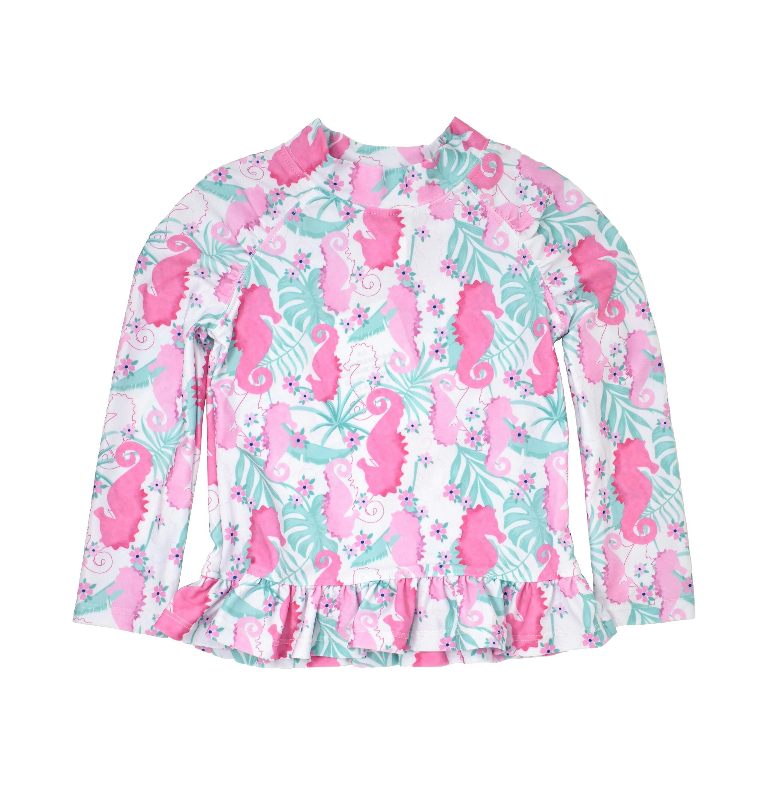 UPF 50+ Ruffle Rash Guard