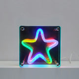 Neon Star 3D Light Effect