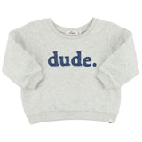 "dude" Denim Applique Brooklyn Boxy