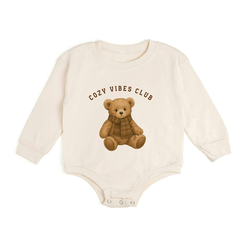Cozy Teddy Long Sleeve Romper