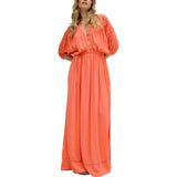 Somerton Kaftan Style Embroidered Maxi Dress