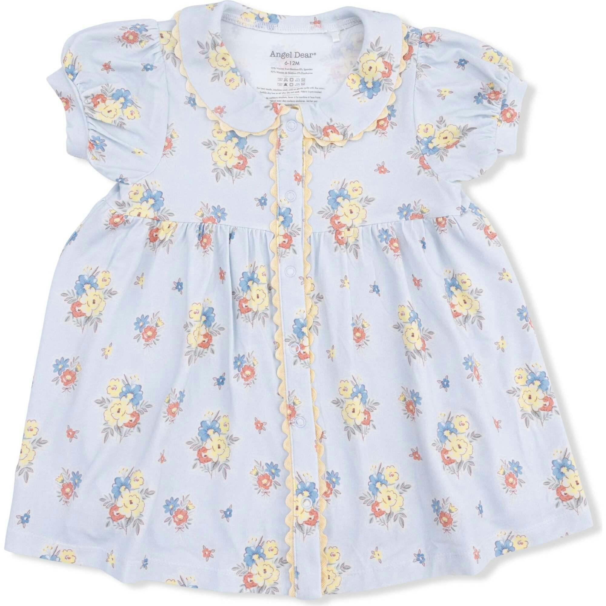 Country Stitch Floral - Betty Dress Puff Sleeve with Bloomer