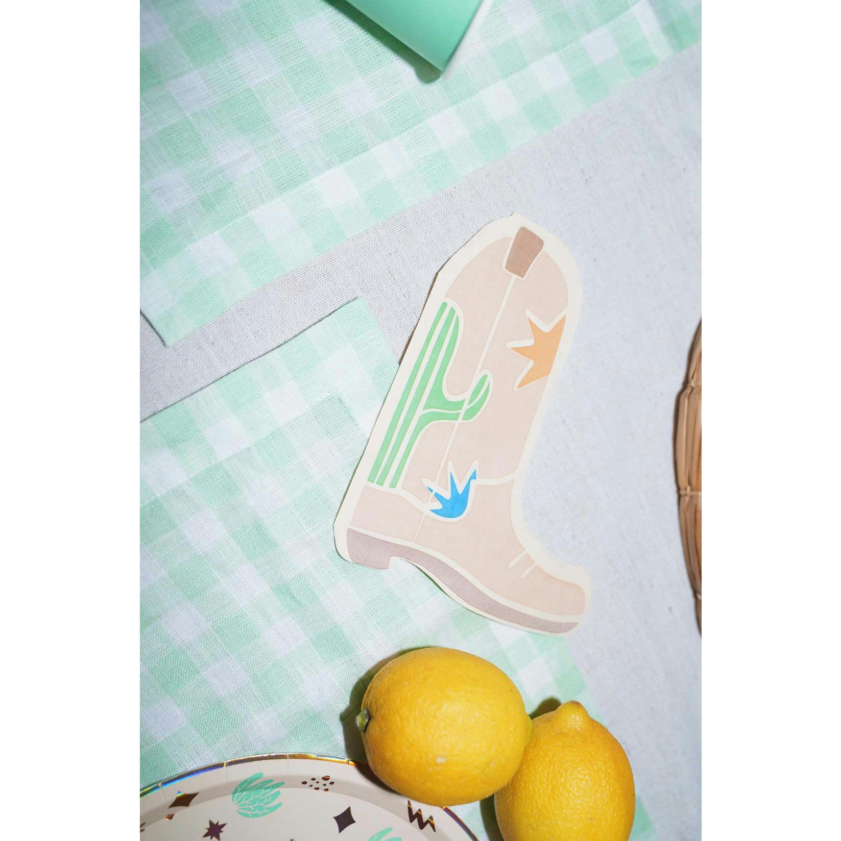 Western Boot Napkins