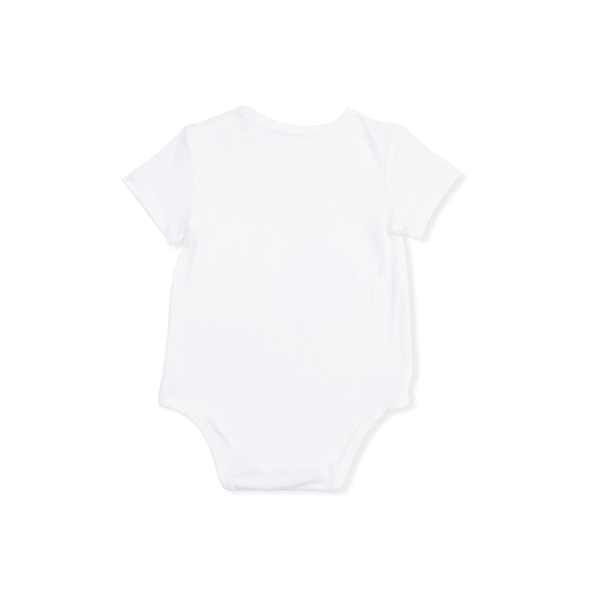 Cute Farm Animals Appliques - Overall Shortie with Short Sleeve Bodysuit