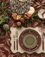 Fête Dinner Plate Set in Loden
