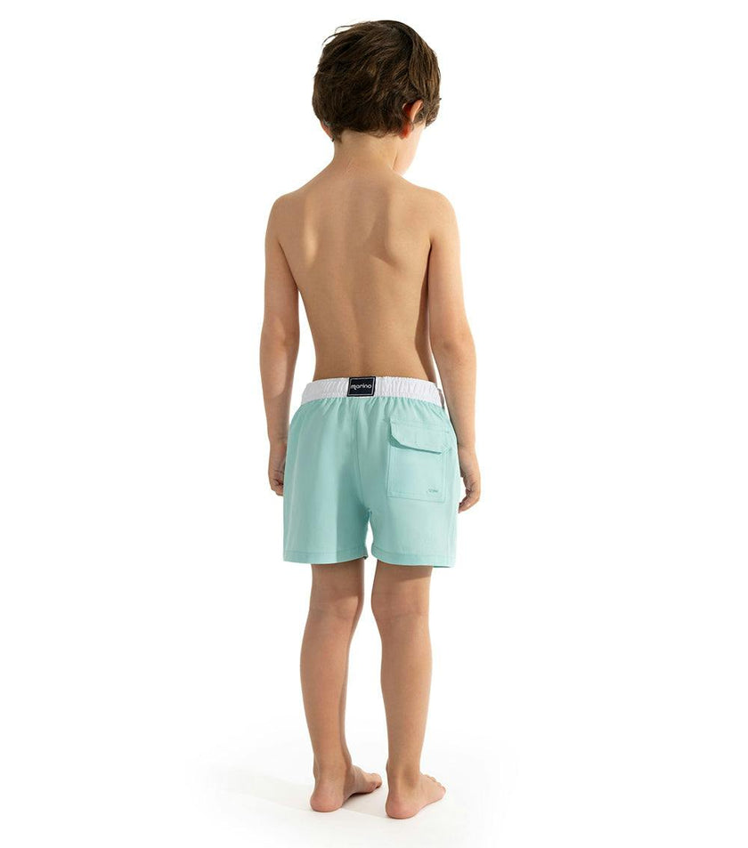 boys swim shorts aqua