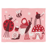 Bug Band Knit Mini Blanket