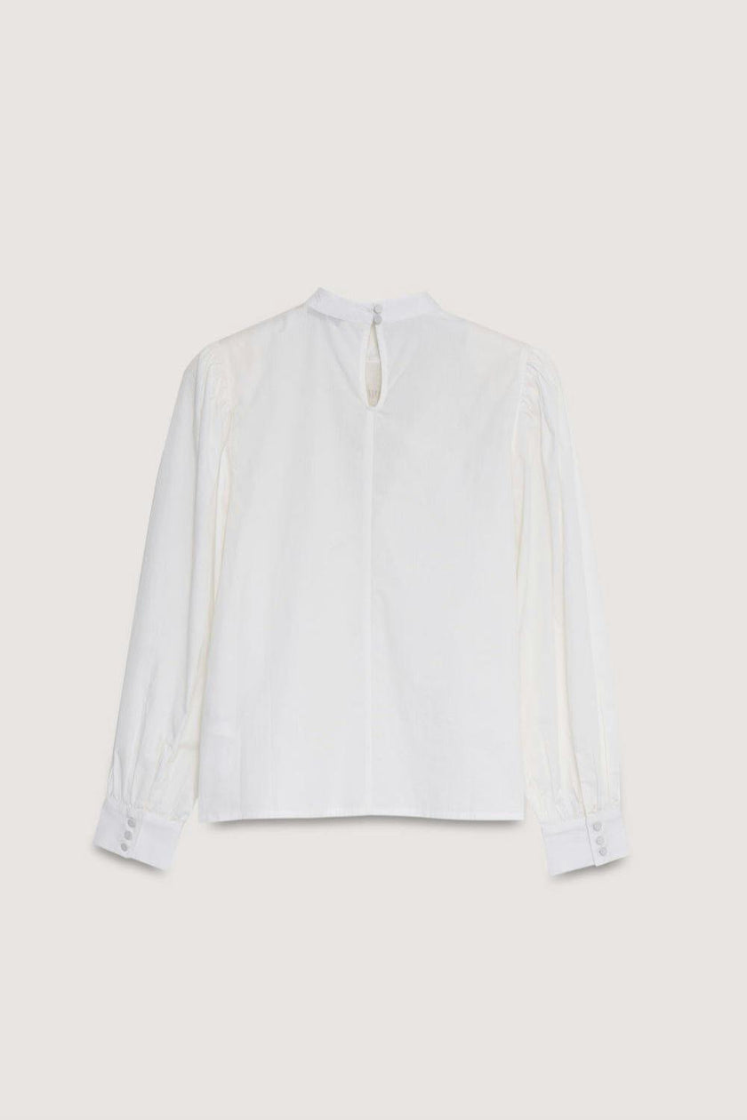 Nara Woman Blouse Moonlight White_Sampling