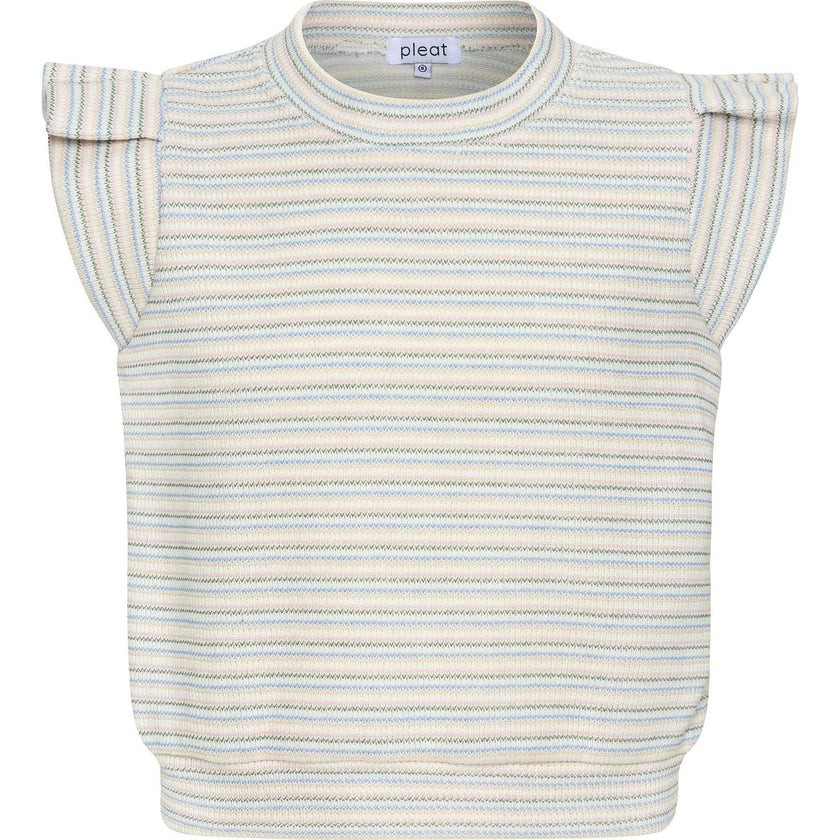 Olivia Top Macaron Stripe Knit