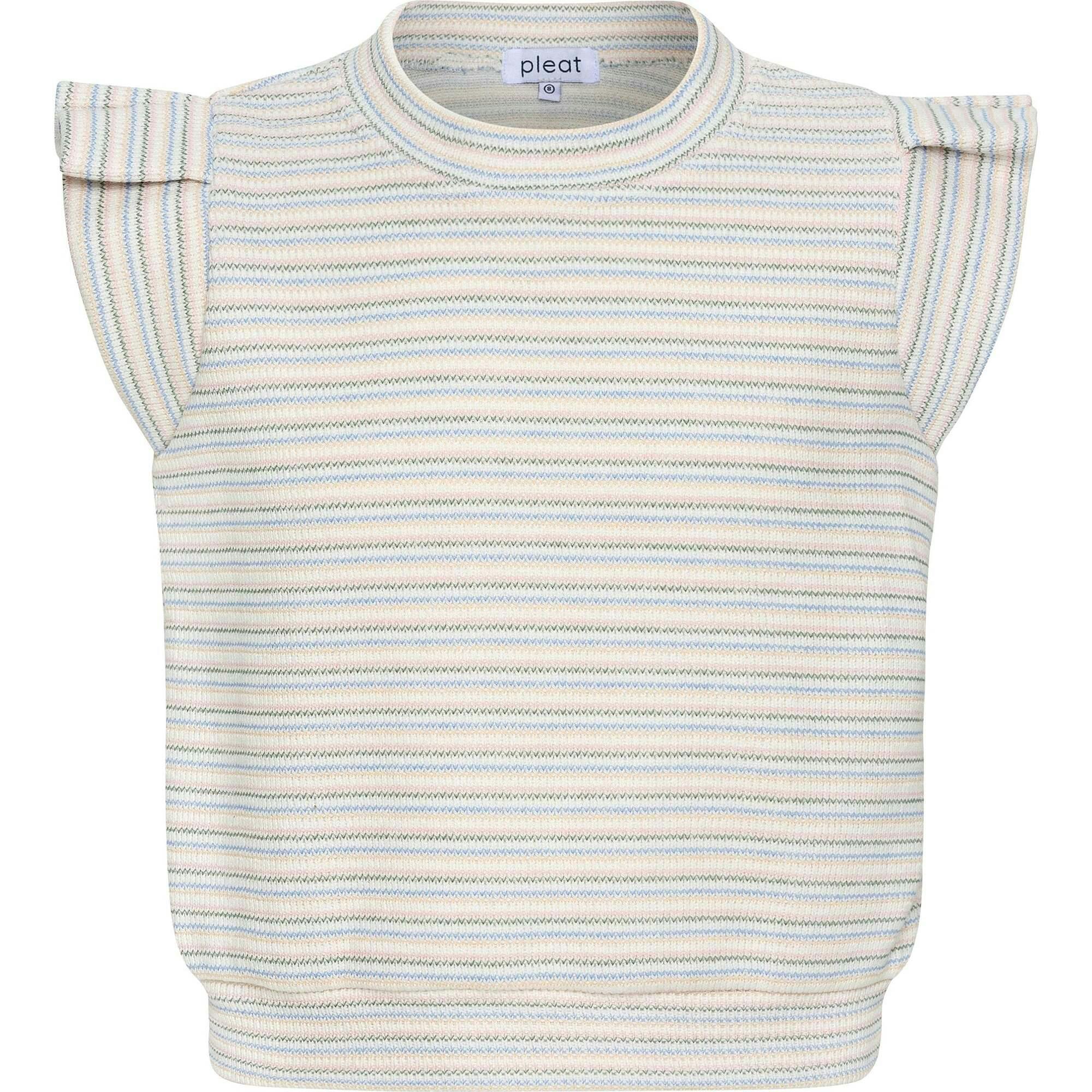 Olivia Top Macaron Stripe Knit