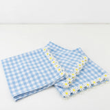 Daisy Gingham Cloth Napkins